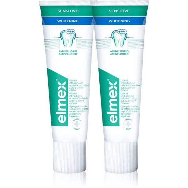 Elmex Elmex Sensitive Whitening паста за естествено бели зъби 2x75 мл.