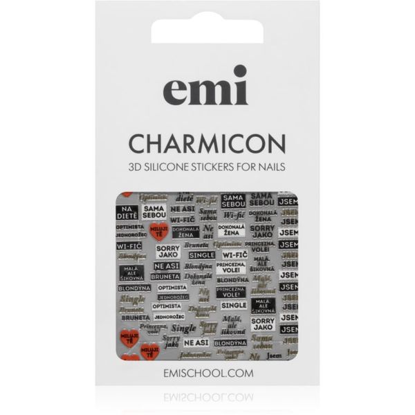 emi emi Charmicon Czech 1 Стикери за нокти 3D 1 бр.