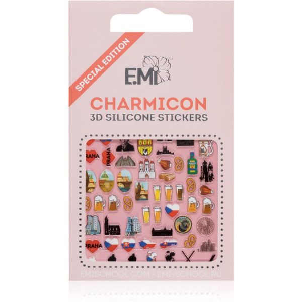 emi emi Charmicon Czech 2 Стикери за нокти 3D 1 бр.