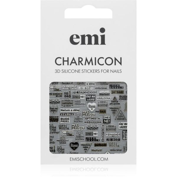 emi emi Charmicon Czech 3 Стикери за нокти 3D 1 бр.
