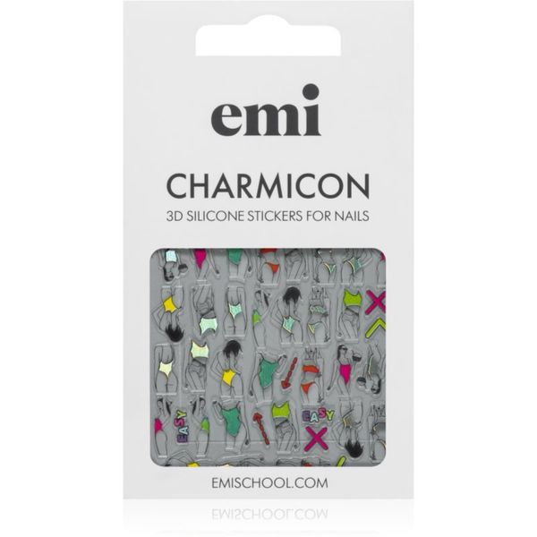 emi emi Charmicon Easy-breezy Стикери за нокти 3D #208 1 бр.