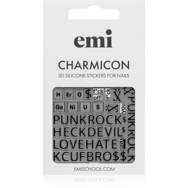 emi emi Charmicon Punk Rock Стикери за нокти 3D #183 1 бр.