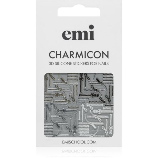 emi emi Charmicon Zipper Стикери за нокти 3D #170 1 бр.