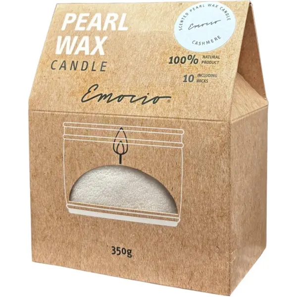 Emocio Emocio Pearl wax Cashmere White ароматна свещ 350 гр.