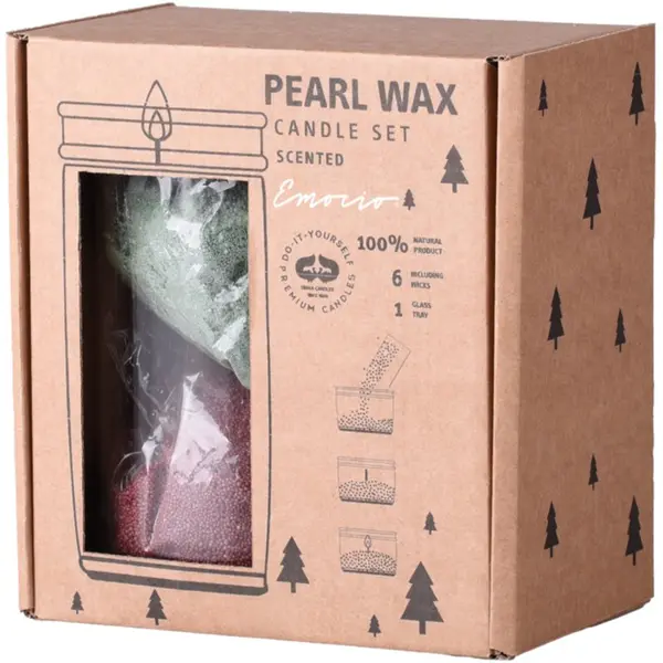 Emocio Emocio Pearl wax Set подаръчен комплект 500 гр.