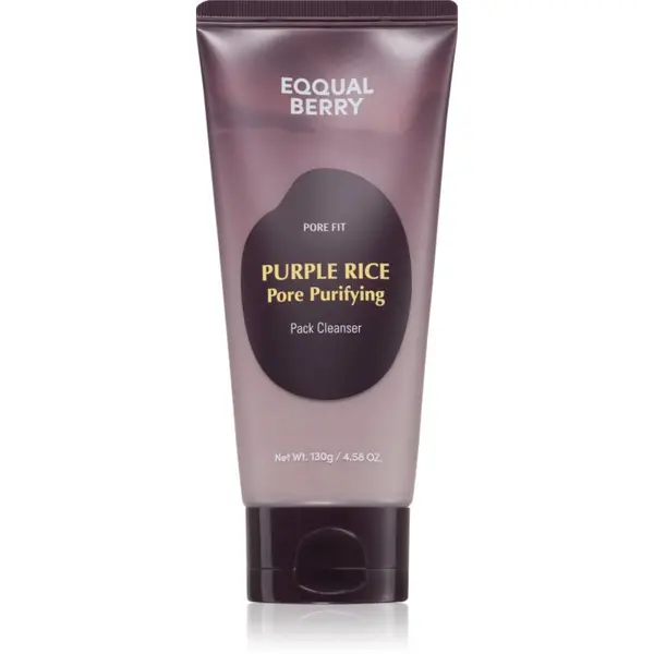 EQQUALBERRY EQQUALBERRY Purple Rice Pore Purifying Pack Cleanser дълбокопочистваща пяна с ексфолиращо действие 130 гр.