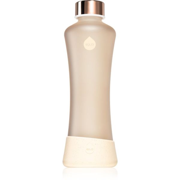 EQUA Equa Glass стъклена бутилка за вода с матиращ ефект боя Ginger 550 мл.