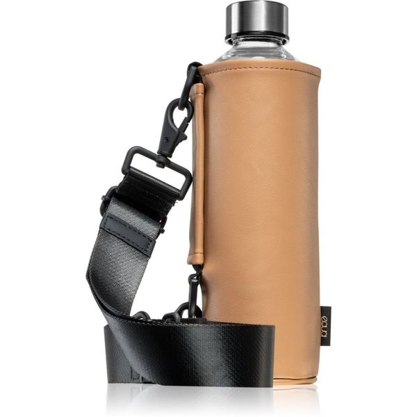 EQUA Equa Mismatch Crossbody стъклена бутилка за вода + опаковка боя Maple 750 мл.