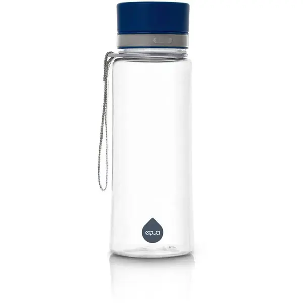 EQUA Equa Plain бутилка за вода боя Blue 600 мл.