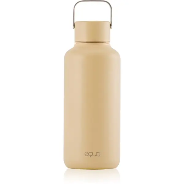 EQUA Equa Timeless неръждаема бутилка за вода малка боя Latte 600 мл.