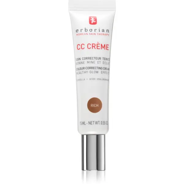Erborian Erborian CC Crème Centella Asiatica CC крем за уеднаквяване тена на лицето SPF 30 цвят Rich 15 мл.
