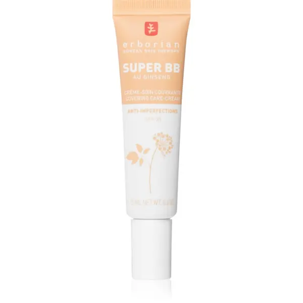 Erborian Erborian Super BB Covering Care-Cream ВВ крем за безупречен изравнен тен на кожата малка опаковка цвят Dore 15 мл.