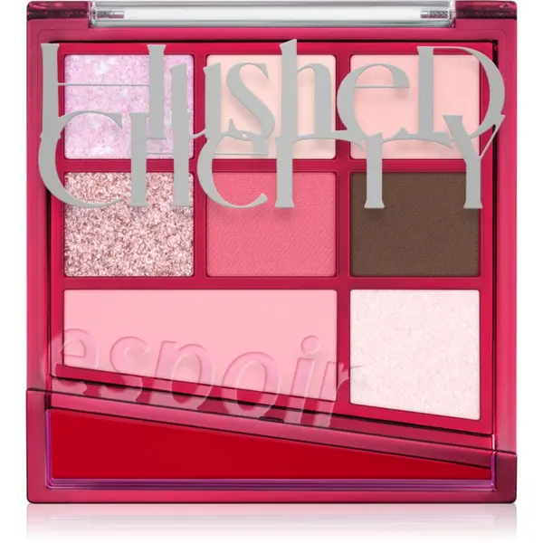 espoir espoir Real Eye Palette All New палитра сенки за очи за перфектен външен вид цвят Hushed Cherry 94 гр.