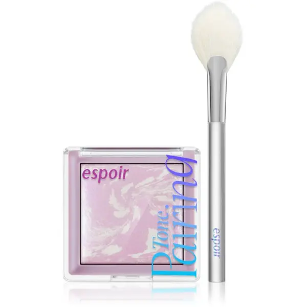 espoir espoir Tone Pairing Highlighter озаряващ продукт за скули и околоочната зона с четка цвят Aurora 9.6 гр.