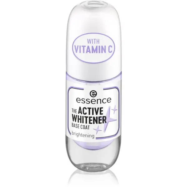 essence essence Active Whitener базов лак за нокти с избелващ ефект 8 мл.