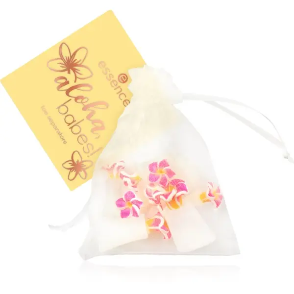 essence essence aloha, babes! сепаратори за пръсти от пяна 01 Beach Walk? Let's Talk! 8 бр.