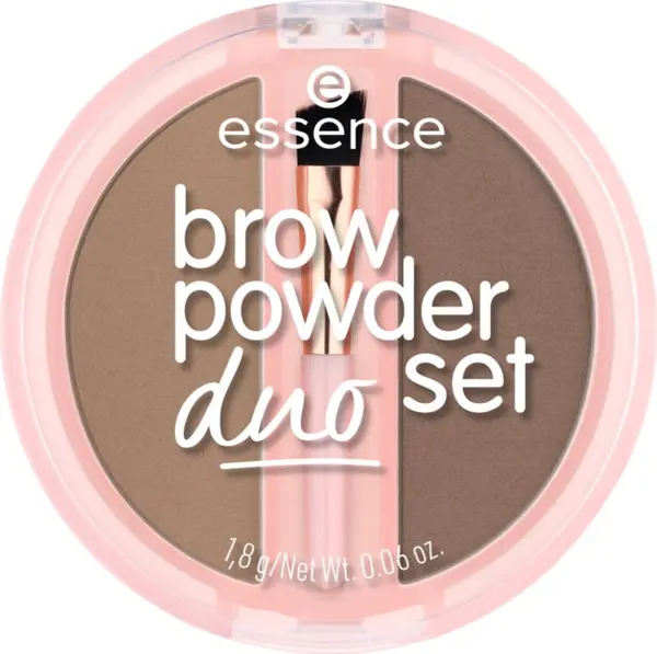 essence essence Brow Powder Duo комплект за вежди цвят 01 Light 1.8 гр.