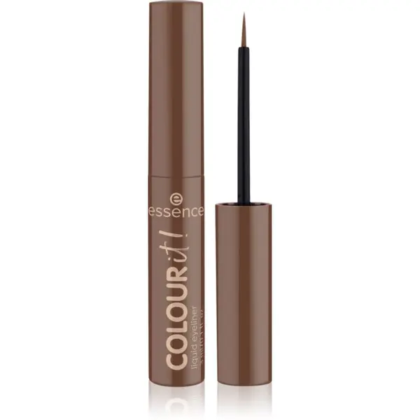 essence essence COLOUR it! течни очни линии цвят 05 Chocolate Brown 3 мл.