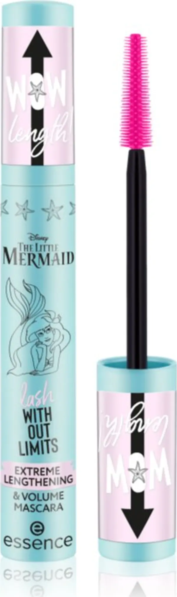 essence essence Disney The Little Mermaid спирала за обем и удължаване на мигли цвят 01 I Sea You 13 мл.