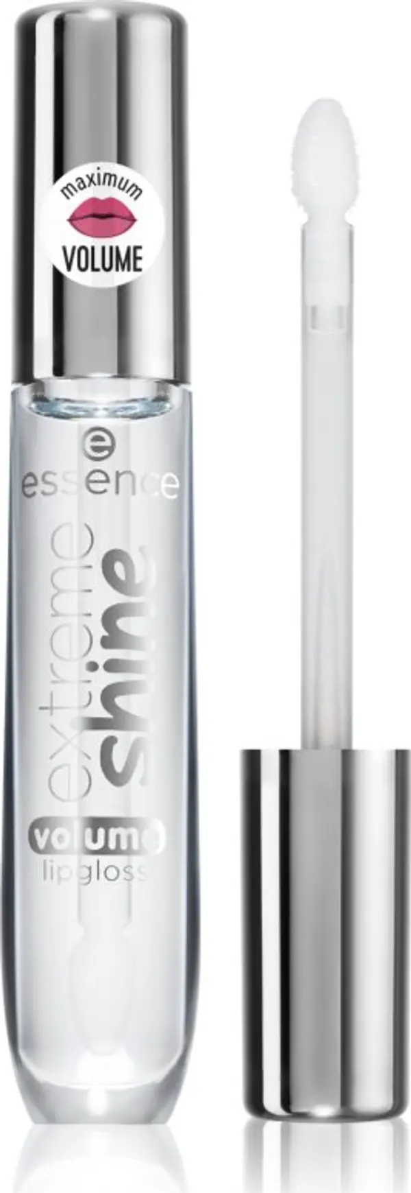 essence essence Extreme Shine блясък за устни за по-голям обем цвят 01 Crystal Clear 5 мл.