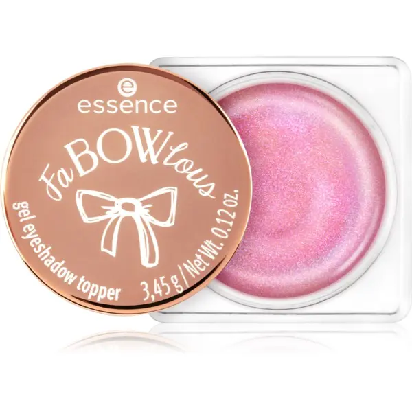essence essence FaBOWlous сенки за очи-гел с блясък цвят 01 Bow, So Dazzling! 3.45 гр.