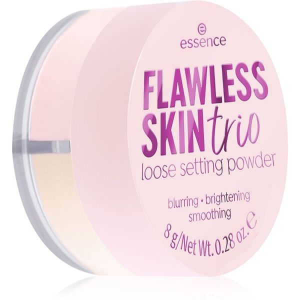 essence essence Flawless Skin Trio фиксираща пудра на прах 8 гр.