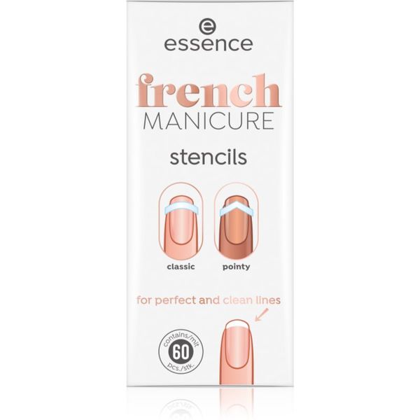 Essence Essence French MANICURE шаблони за френски маникюр 60 бр.