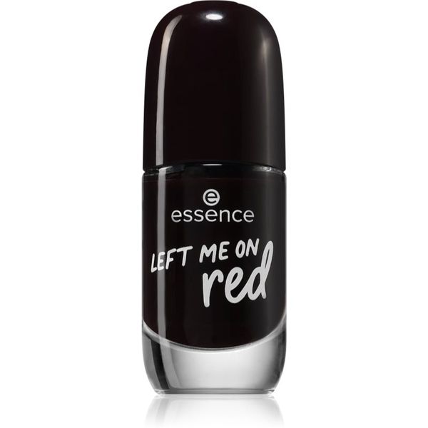 essence essence Gel Nail Colour лак за нокти цвят 72 LEFT ME ON red 8 мл.