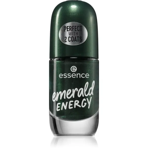 essence essence Gel Nail Colour лак за нокти цвят 73 emerald Energy 8 мл.
