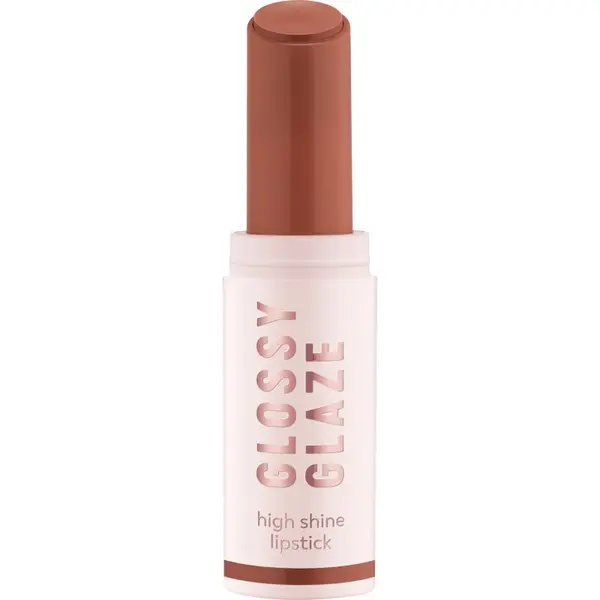 essence essence Glossy Glaze червило със силен блясък цвят 01 Livin La Vida Mocha 1.9 гр.