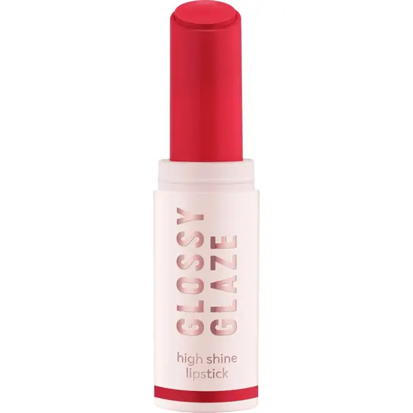 essence essence Glossy Glaze червило със силен блясък цвят 04 Red-dy For The Day 1.9 гр.