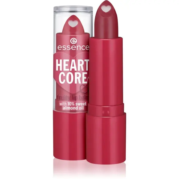 essence Essence HEART CORE балсам за устни цвят 01 Cherry 3 гр.