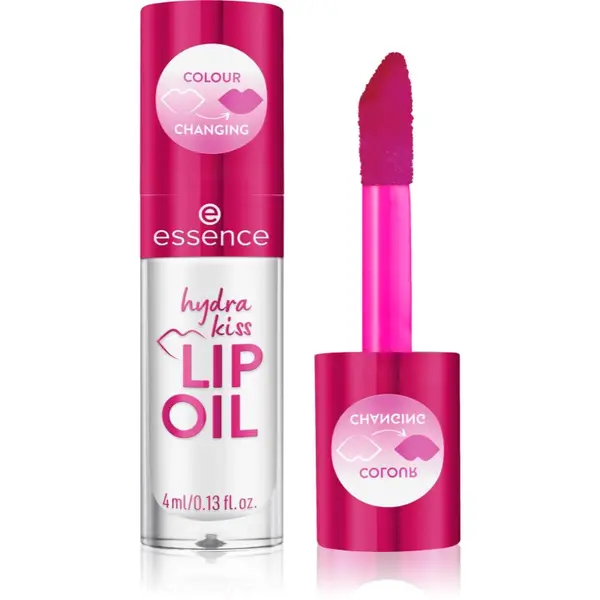 essence essence Hydra Kiss хидратиращо олио за устни цвят 06 Cranberry Is Back 4 мл.
