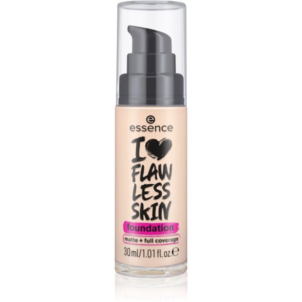 Essence Essence I LOVE FLAWLESS SKIN фон дьо тен с матиращ ефект цвят 10 30 мл.