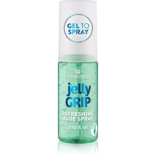 essence essence jelly GRIP основа за грим и фиксиращ спрей в едно с освежаващ ефект 50 мл.