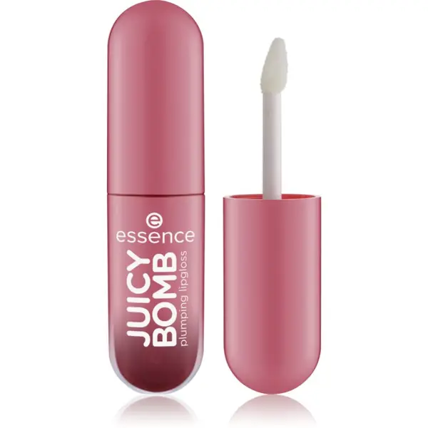 essence essence Juicy Bomb блясък за устни с увеличаващ ефект цвят 08 Pure Raspberry 2.6 мл.