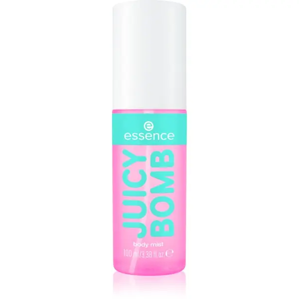 essence essence Juicy Bomb Tropical Drop мъгла за тяло за жени аромати 106 Lychee Livin' 100 мл.