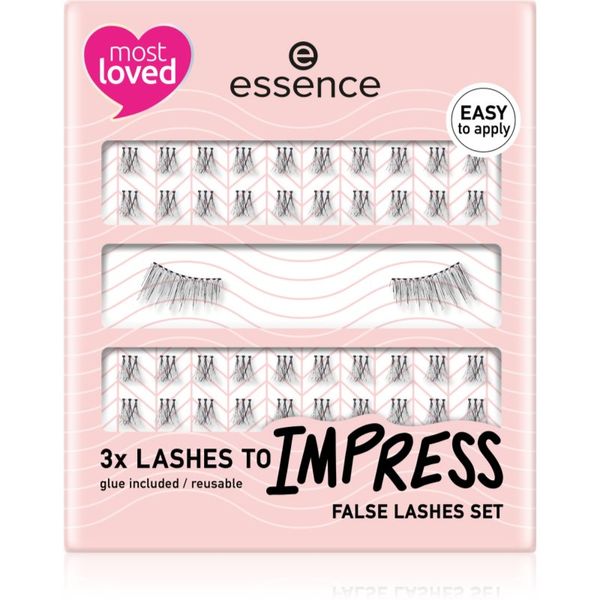 Essence Essence LASHES TO IMPRESS изкуствени мигли (изгодна опаковка)