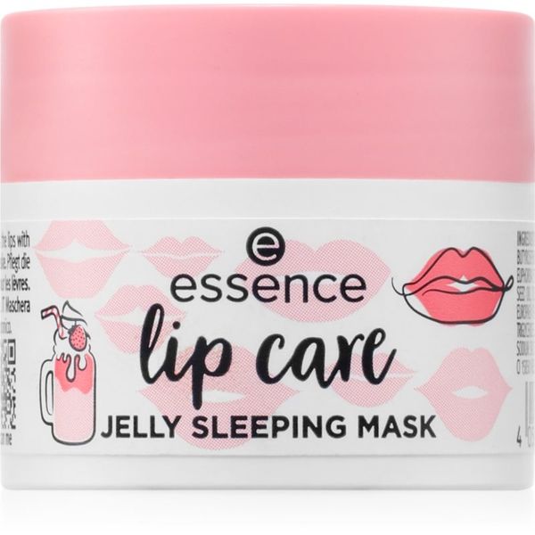essence essence lip care хидратираща маска за устни за нощ 02 Strawberry Milkshake 8 гр.