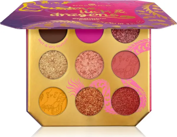 essence essence love, luck & dragons палитра сенки за очи 7,74 гр.