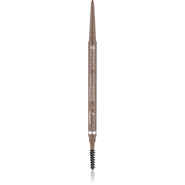 essence essence Micro Precise водоустойчив молив за вежди с четка цвят 02 Taupe 0.05 гр.