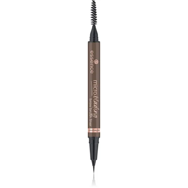 essence essence Microblading молив за вежди с четка цвят 04 Dark Brown 0.6 мл.