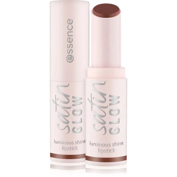essence essence satin GLOW Кремообразно червило със сатенено покритие цвят 06 Deja-brew 3.5 гр.