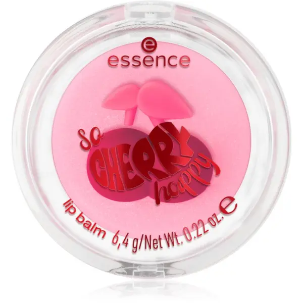 essence essence SO CHERRY happy балсам за устни цвят 01 Cheeky Cherry 6.4 гр.