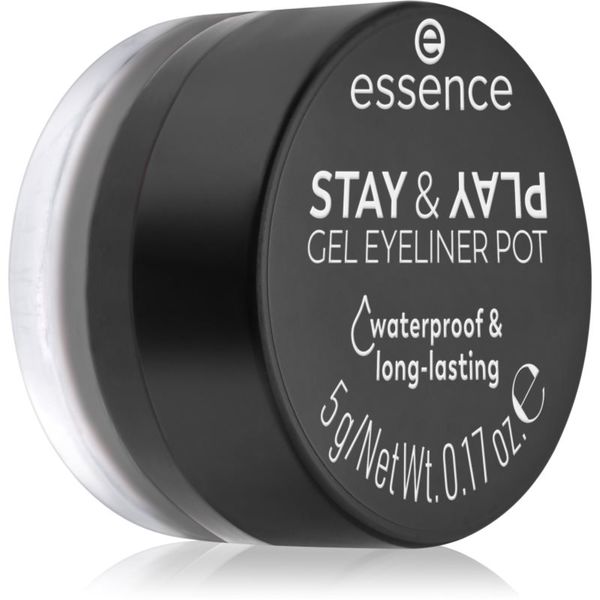 essence essence STAY & PLAY очна линия цвят 01 Black 5 гр.