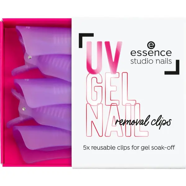 essence essence studio nails UV GEL NAIL клипове за отстраняване маникюр- гел 5 бр.