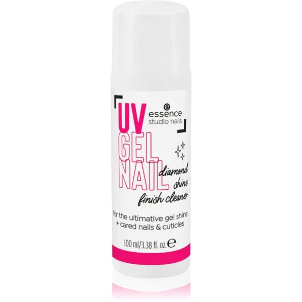 essence essence studio nails UV GEL NAIL продукт за почистване на нокти за блясък 100 мл.