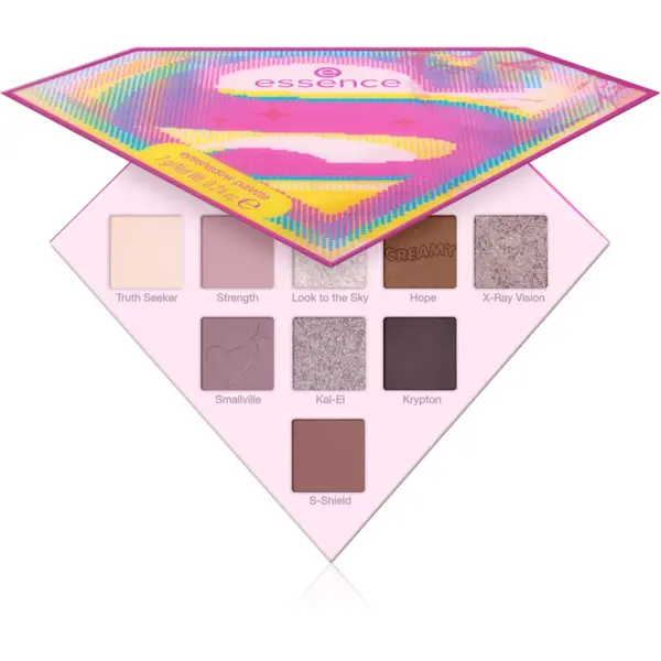 essence essence Superman палитра сенки за очи цвят 01 Find your power 7 гр.