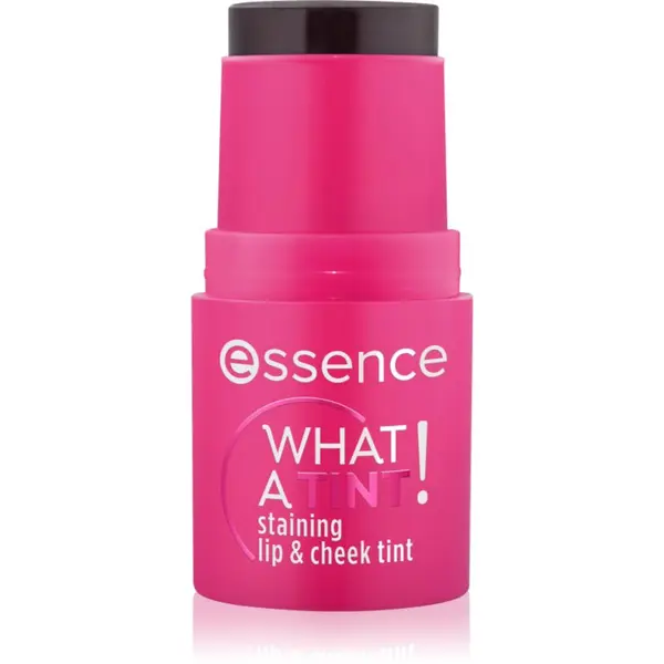 essence essence WHAT A TINT! мултифункционален грим за устни и скули цвят 10 Raspberry Vibes 5 гр.