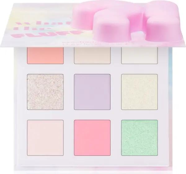 essence essence WHAT THE FLUFF?! палитра сенки за очи цвят 01 Cotton Candy Skies 11.6 гр.